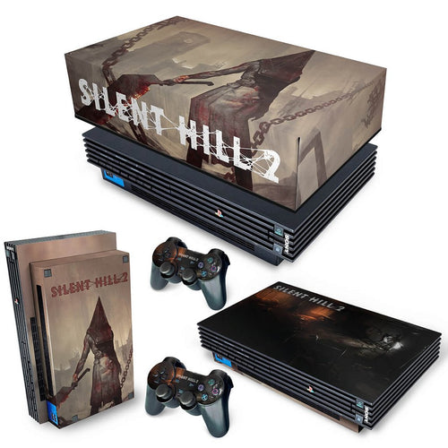 KIT Capa Anti Poeira e Skin Anti-Rage PS2 Fat - Silent Hill 2