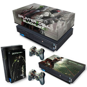 KIT Capa Anti Poeira e Skin Anti-Rage PS2 Fat - Splinter Cell