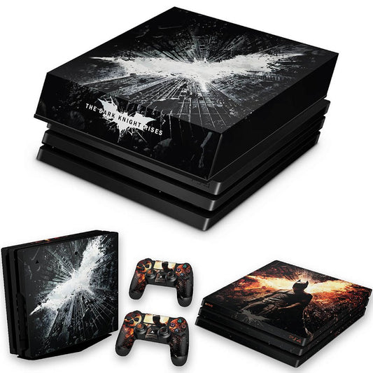 KIT Capa Anti Poeira e Skin Anti-Rage PS4 Pro - Batman - The Dark Knight