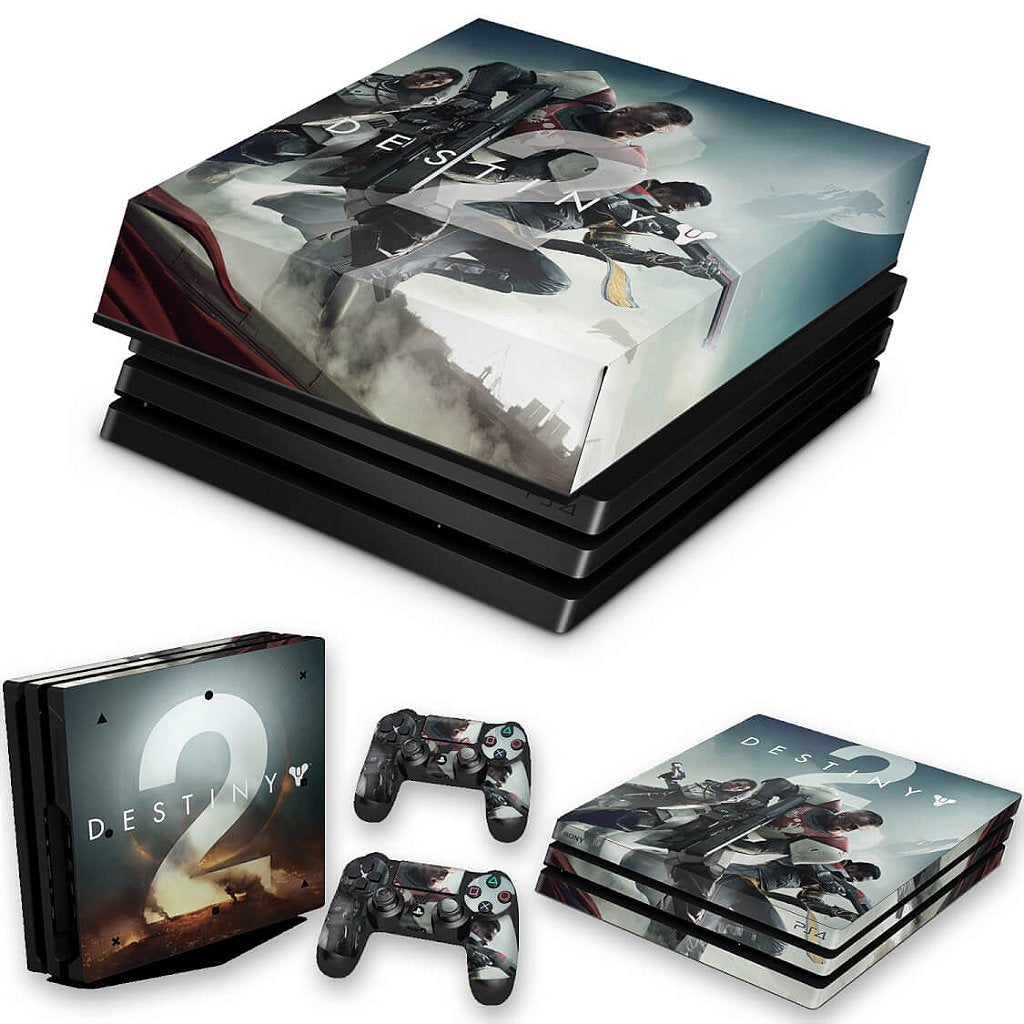 KIT Capa Anti Poeira e Skin Anti-Rage PS4 Pro - Destiny 2