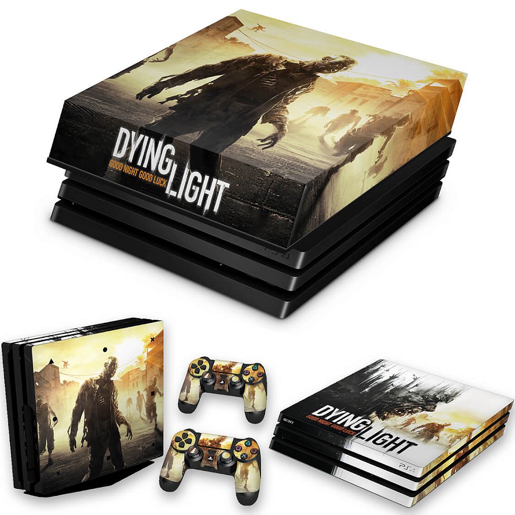 KIT Capa Anti Poeira e Skin Anti-Rage PS4 Pro - Dying Light