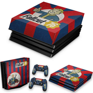 KIT Capa Anti Poeira e Skin Anti-Rage PS4 Pro - Fallout 76