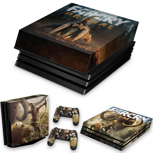 KIT Capa Anti Poeira e Skin Anti-Rage PS4 Pro - Far Cry Primal