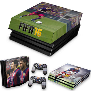 KIT Capa Anti Poeira e Skin Anti-Rage PS4 Pro - Fifa 16