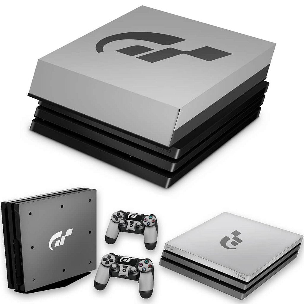 KIT Capa Anti Poeira e Skin Anti-Rage PS4 Pro - Gran Turismo Editon