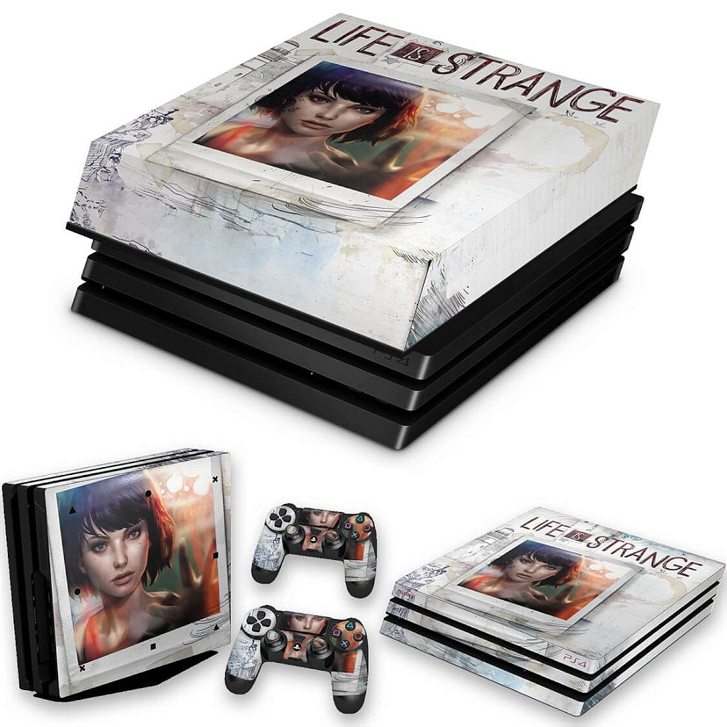 KIT Capa Anti Poeira e Skin Anti-Rage PS4 Pro - Life Is Strange