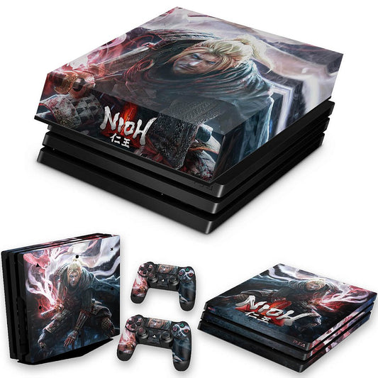 KIT Capa Anti Poeira e Skin Anti-Rage PS4 Pro - Nioh