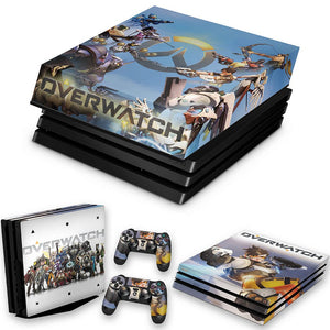 KIT Capa Anti Poeira e Skin Anti-Rage PS4 Pro - Overwatch