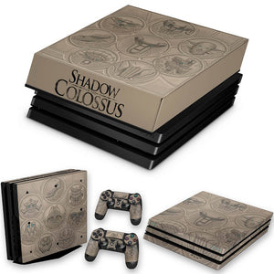 KIT Capa Anti Poeira e Skin Anti-Rage PS4 Pro - Shadow Of The Colossus
