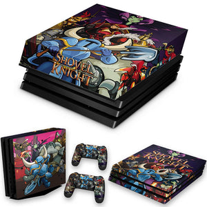 KIT Capa Anti Poeira e Skin Anti-Rage PS4 Pro - Shovel Knight