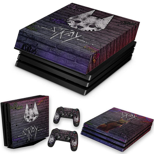 KIT Capa Anti Poeira e Skin Anti-Rage PS4 Pro - Stray