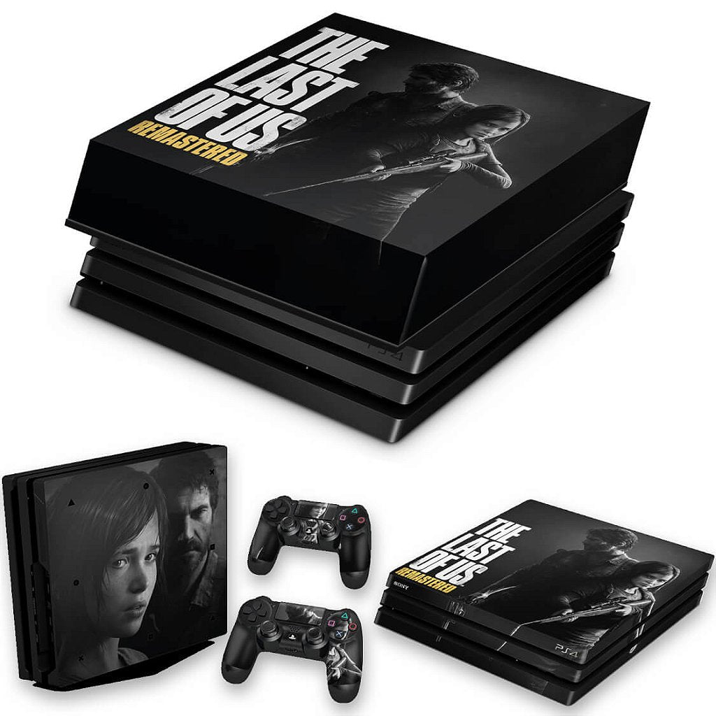 KIT Capa Anti Poeira e Skin Anti-Rage PS4 Pro - Modelo 079