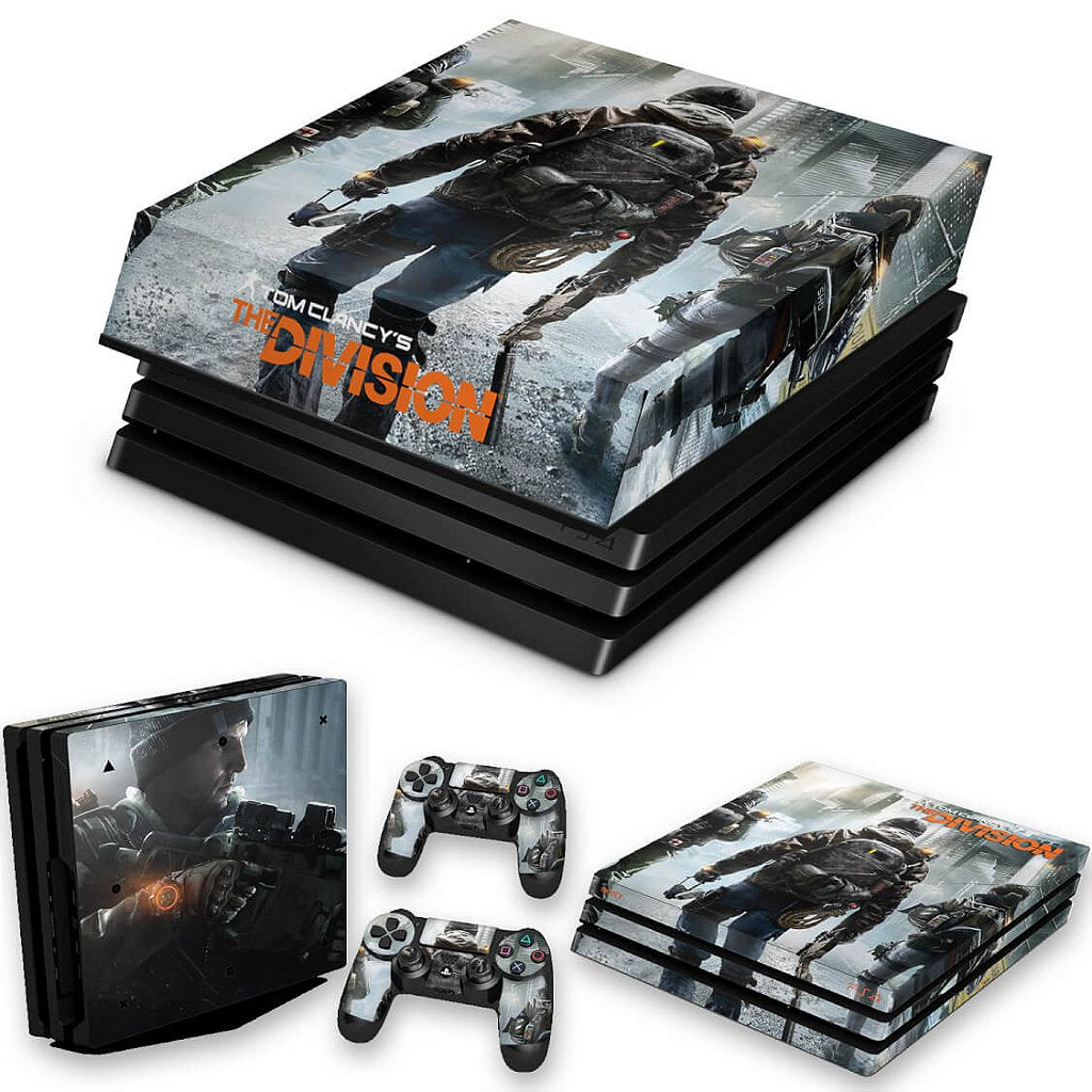 KIT Capa Anti Poeira e Skin Anti-Rage PS4 Pro - Tom Clancy'S The Division