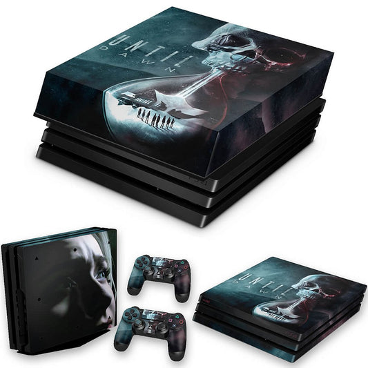 KIT Capa Anti Poeira e Skin Anti-Rage PS4 Pro - Until Dawn