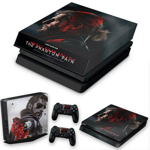 KIT Capa Anti Poeira e Skin Anti-Rage PS4 Slim - Metal Gear Solid 5: The Phantom Pain