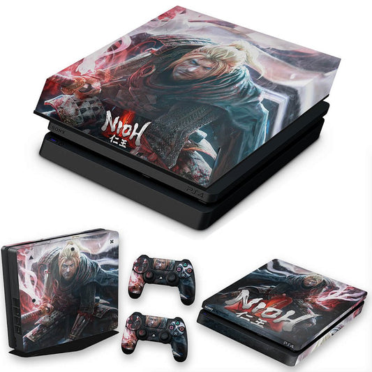 KIT Capa Anti Poeira e Skin Anti-Rage PS4 Slim - Nioh