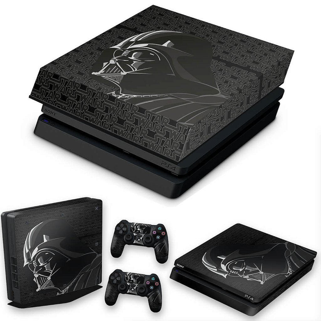 KIT Capa Anti Poeira e Skin Anti-Rage PS4 Slim - Star Wars Battlefront Especial Edition