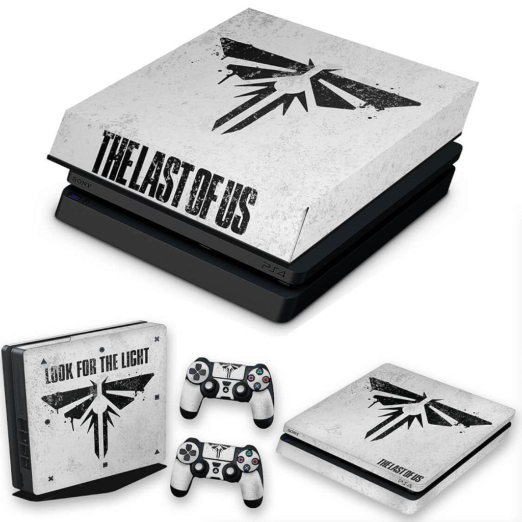 KIT Capa Anti Poeira e Skin Anti-Rage PS4 Slim - Modelo 273