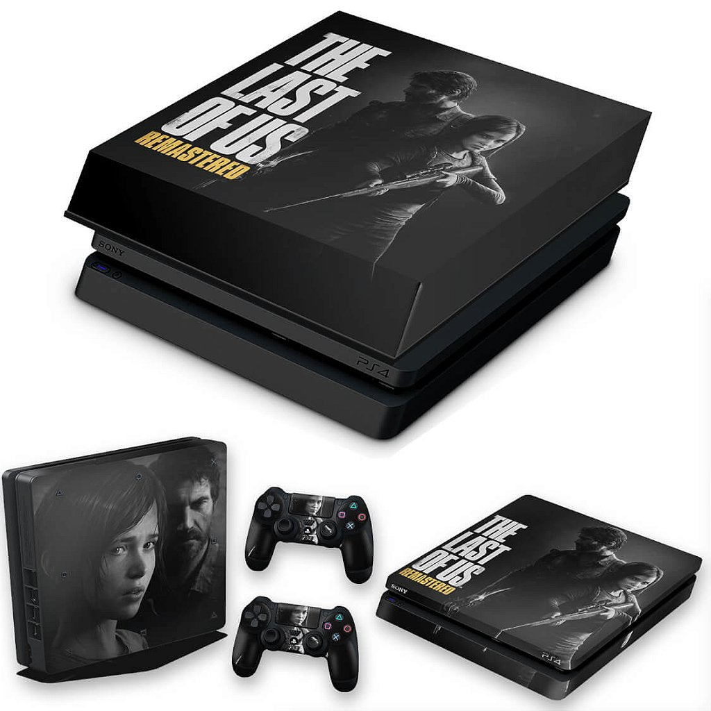 KIT Capa Anti Poeira e Skin Anti-Rage PS4 Slim - Modelo 079
