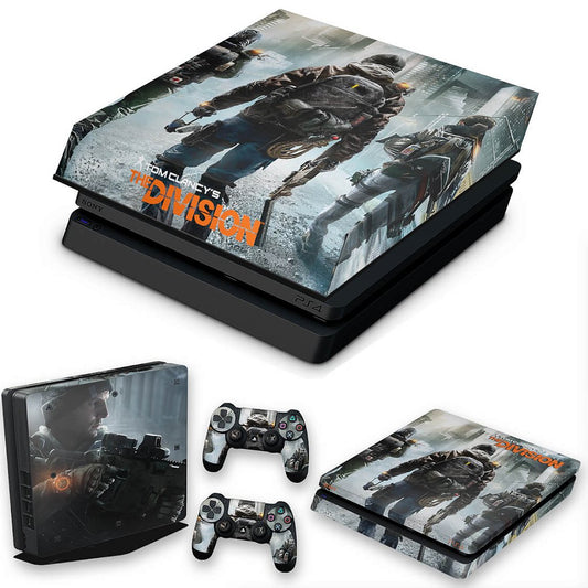 KIT Capa Anti Poeira e Skin Anti-Rage PS4 Slim - Tom Clancy'S The Division