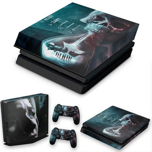 KIT Capa Anti Poeira e Skin Anti-Rage PS4 Slim - Until Dawn