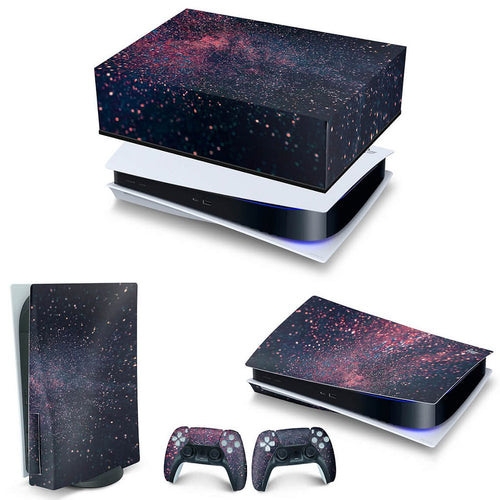 KIT Capa Anti Poeira e Skin Anti-Rage PS5 Fat Horizontal - Abstrato #97