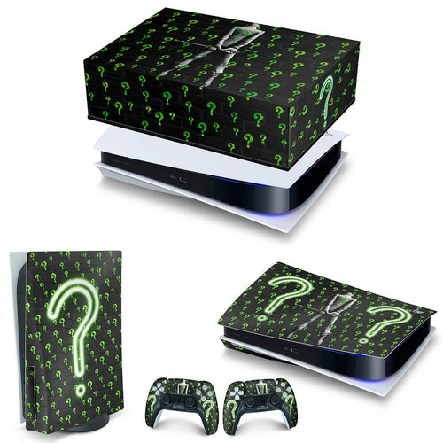 KIT Capa Anti Poeira e Skin Anti-Rage PS5 Fat Horizontal - Charada