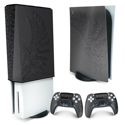 KIT Capa Anti Poeira e Skin Anti-Rage PS5 Fat Vertical - Modelo 001