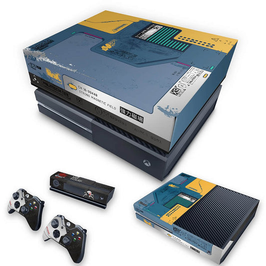 KIT Xbox One Fat Skin Anti-Rage e Capa Anti Poeira - Cyberpunk 2077 Bundle