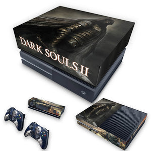KIT Capa Anti Poeira e Skin Anti-Rage Xbox One Fat - Dark Souls II