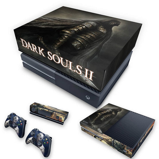 KIT Xbox One Fat Skin Anti-Rage e Capa Anti Poeira - Dark Souls II
