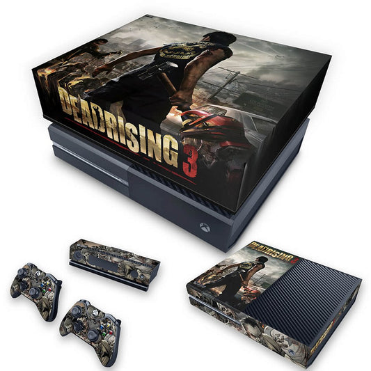 KIT Xbox One Fat Skin Anti-Rage e Capa Anti Poeira - Dead Rising 3