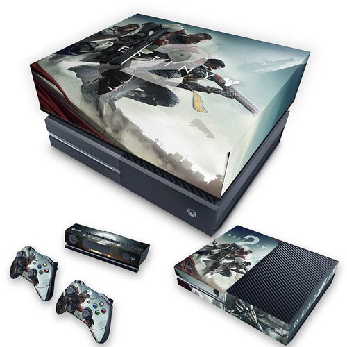 KIT Capa Anti Poeira e Skin Anti-Rage Xbox One Fat - Destiny 2