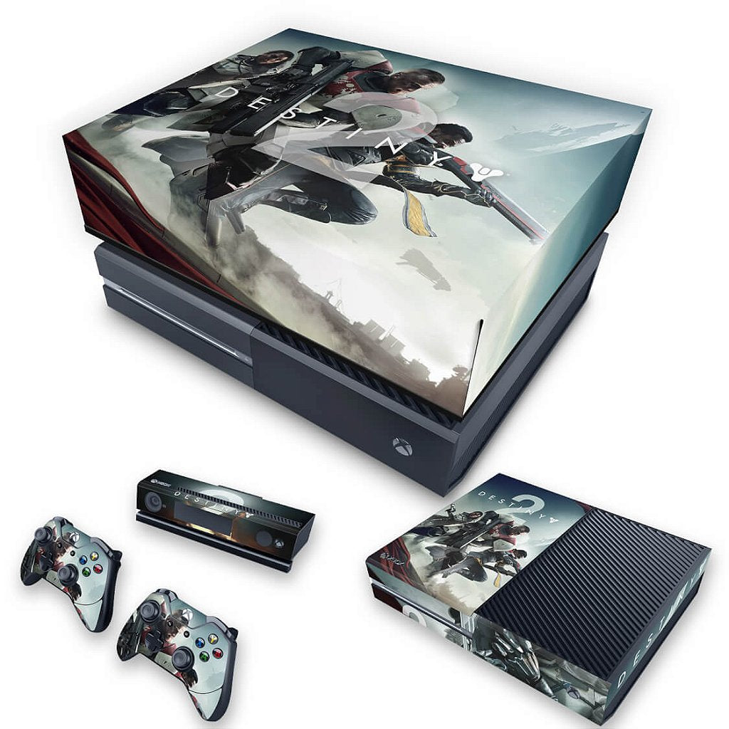 KIT Xbox One Fat Skin Anti-Rage e Capa Anti Poeira - Destiny 2