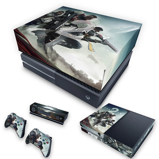 KIT Xbox One Fat Skin Anti-Rage e Capa Anti Poeira - Destiny 2