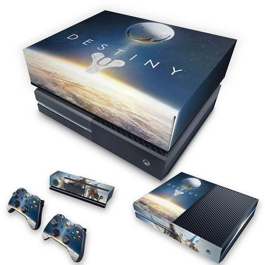KIT Xbox One Fat Skin Anti-Rage e Capa Anti Poeira - Destiny