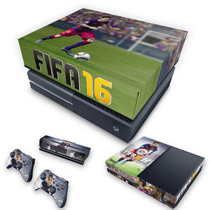 KIT Capa Anti Poeira e Skin Anti-Rage Xbox One Fat - FIFA 16