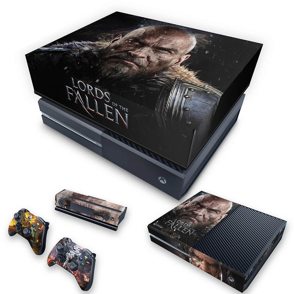KIT Xbox One Fat Skin Anti-Rage e Capa Anti Poeira - Lords of the Fallen