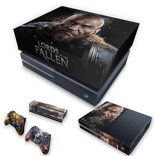 KIT Xbox One Fat Skin Anti-Rage e Capa Anti Poeira - Lords of the Fallen