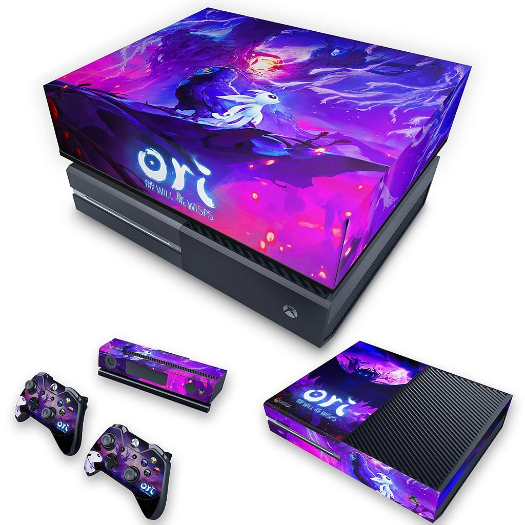 KIT Xbox One Fat Skin Anti-Rage e Capa Anti Poeira - Ori and the Will of the Wisps
