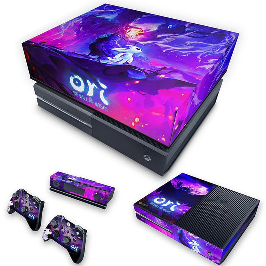KIT Xbox One Fat Skin Anti-Rage e Capa Anti Poeira - Ori and the Will of the Wisps
