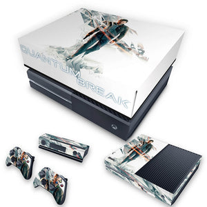 KIT Capa Anti Poeira e Skin Anti-Rage Xbox One Fat - Quantum Break