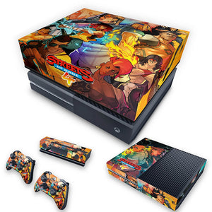 KIT Capa Anti Poeira e Skin Anti-Rage Xbox One Fat - Streets of Rage 4