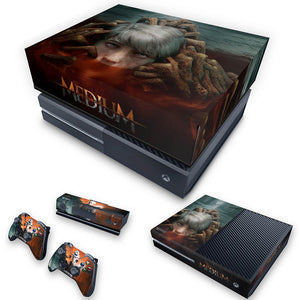 KIT Capa Anti Poeira e Skin Anti-Rage Xbox One Fat - The Medium