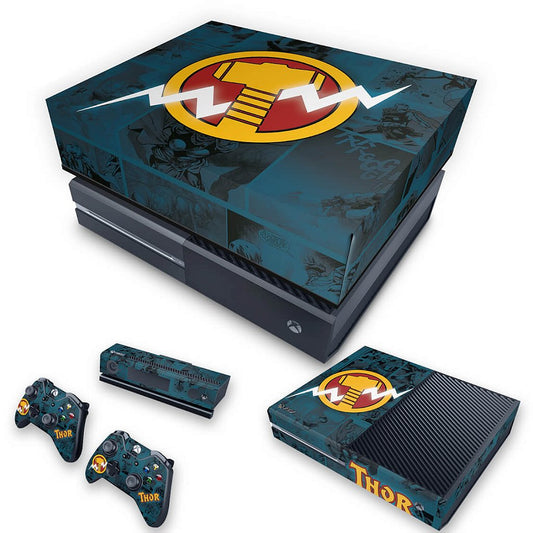KIT Xbox One Fat Skin Anti-Rage e Capa Anti Poeira - Thor Comics