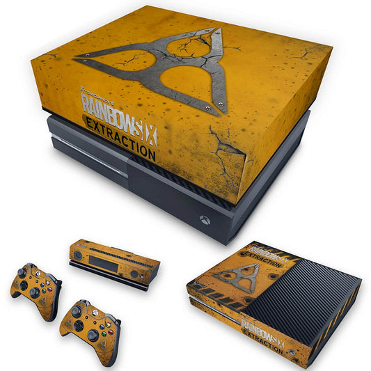 KIT Xbox One Fat Skin Anti-Rage e Capa Anti Poeira - Tom Clancy's Rainbow Six Siege Extraction
