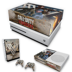 KIT Capa Anti Poeira e Skin Anti-Rage Xbox One S Slim - Call of Duty Vanguard
