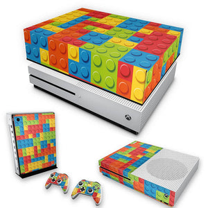 KIT Capa Anti Poeira e Skin Anti-Rage Xbox One S Slim - Lego