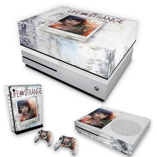 KIT Capa Anti Poeira e Skin Anti-Rage Xbox One S Slim - Life is Strange