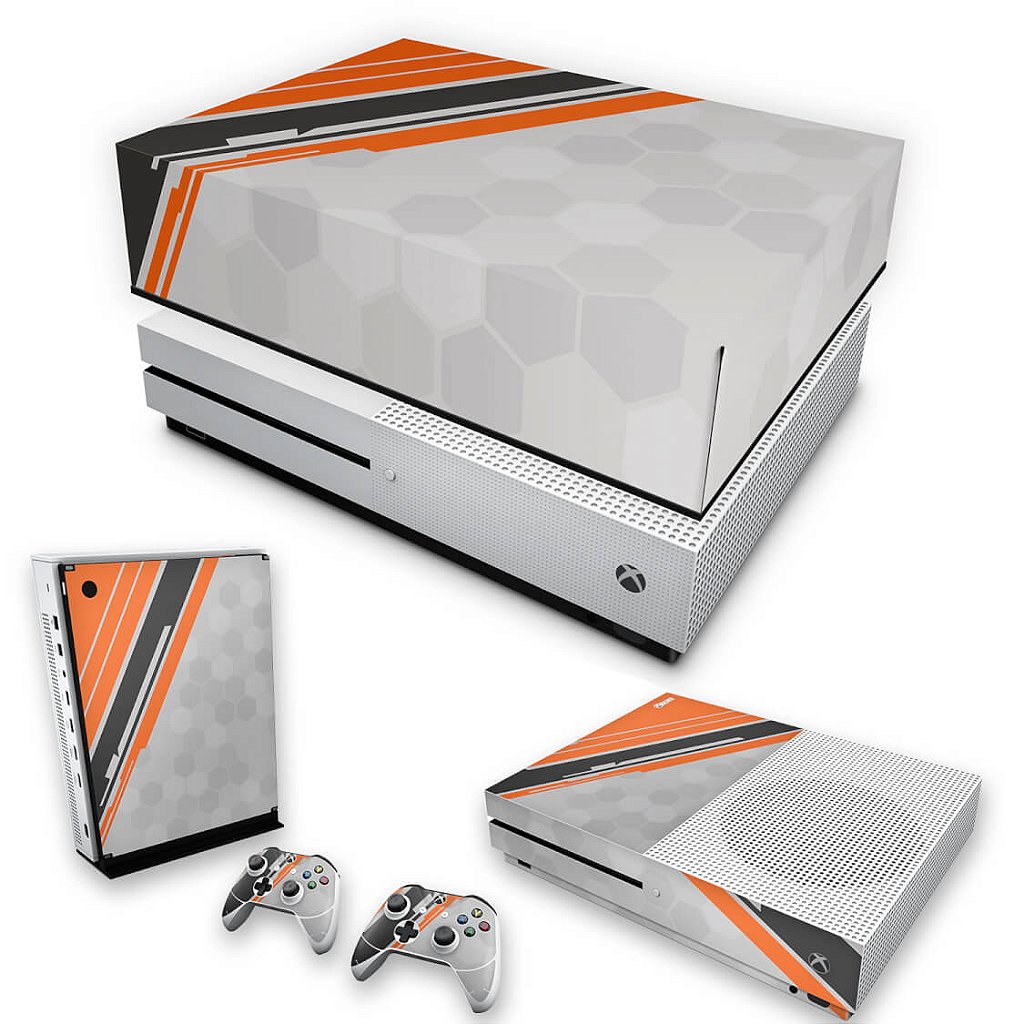 KIT Capa Anti Poeira e Skin Anti-Rage Xbox One S Slim - Titanfall Edition